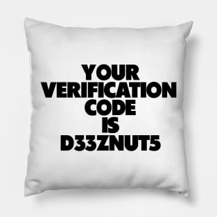 Verification Pillow