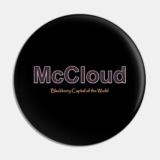 McCloud Grunge Text Pin