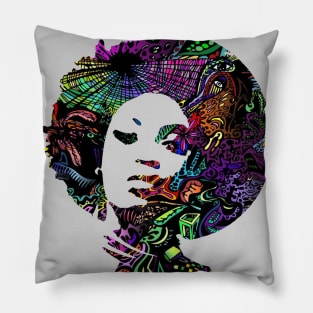 Groovy black girl Pillow