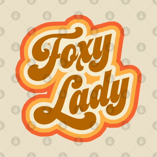 "Foxy Lady" Vintage 1970s by Webdango