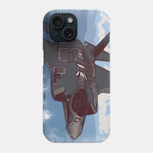 Aviation Jet pilot 'Go up, pull back, to go down pull back harder' Phone Case