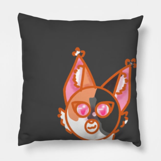 Sweet Calico Pillow by Householdthing