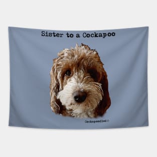 Cockapoo Dog Sister Tapestry