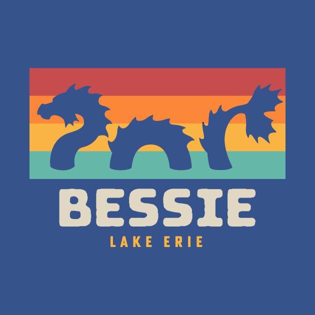 Bessie Lake Erie Monster Ohio South Bay Bessie Lake Monster by PodDesignShop