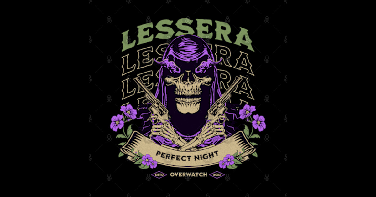 Lessera Le Sserafim Perfect Night Typography Graphic Fearnot Morcaworks Overwatch Posters