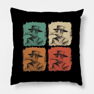 Relax It's Just a Plague Retro Pop Art Pillow