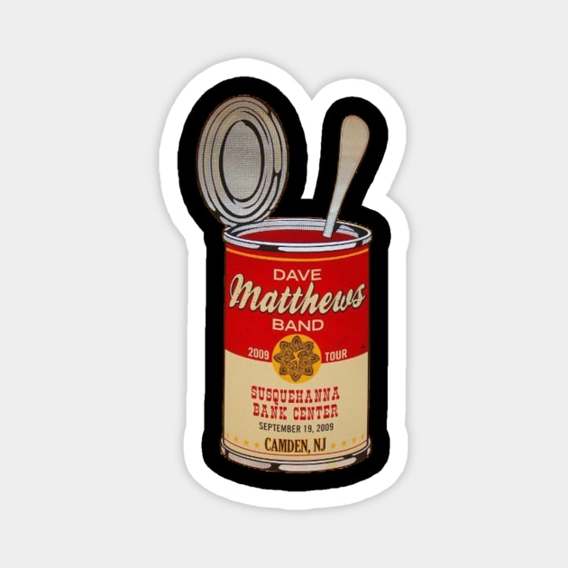 Dave Matthews Tin Magnet by Matahari Store