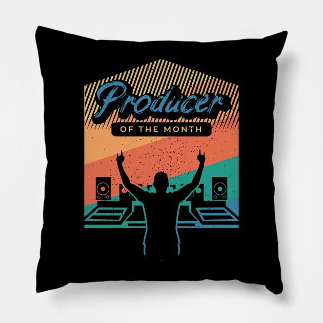 Beatmaker Design for a Music Producer Pillow by AlleyField