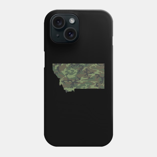 Montana Hunting Phone Case by GreenGuyTeesStore