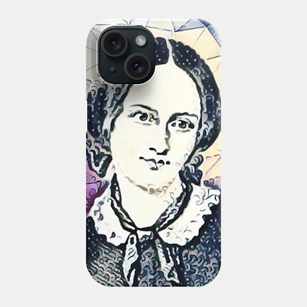 Emily Bronte Portrait | Emily Bronte Artwork 14 Phone Case by JustLit