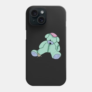 Zombie creepy kawaii teddy bear Phone Case