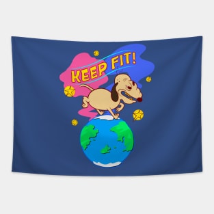 KEEP FIT Tapestry