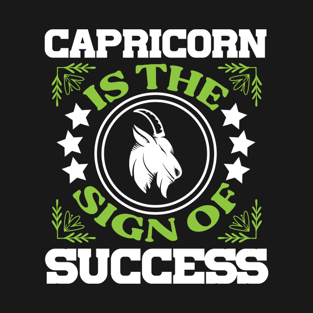 Capricorn is the sign of success Funny Horoscope quote by AdrenalineBoy