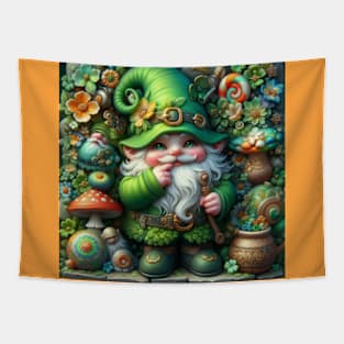 Gnome St. Patrick's Day Tapestry