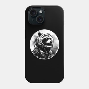 Astronaut raccoon Phone Case