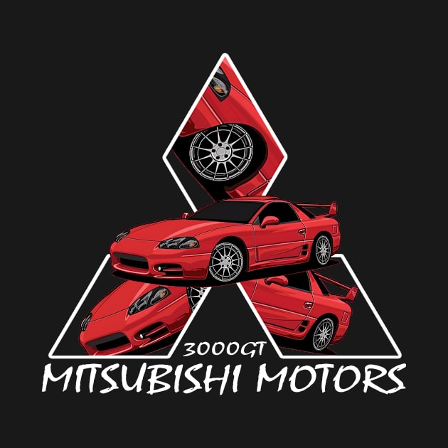 Mitsubishi 3000GT, JDM Car by T-JD