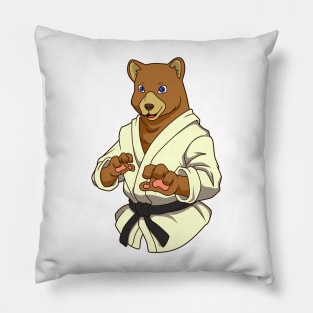 Comic Bear Does Judo Pillow