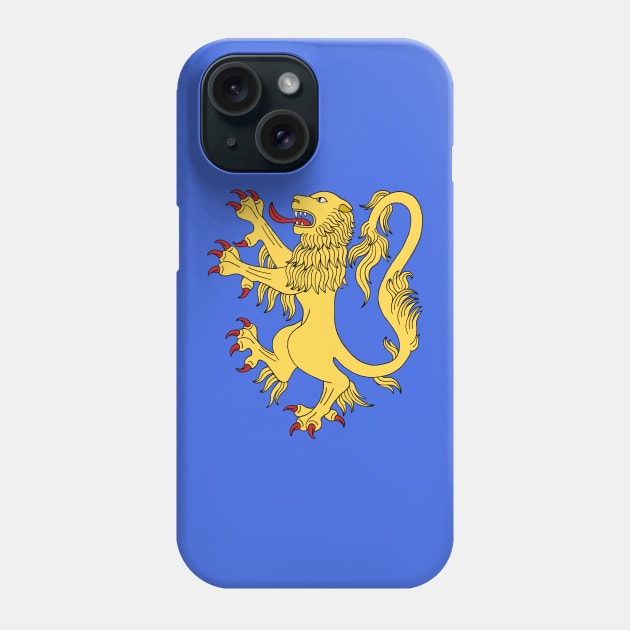 Lion Rampant Phone Case by AzureLionProductions