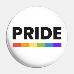 Pride Minimalistic Rainbow Pin