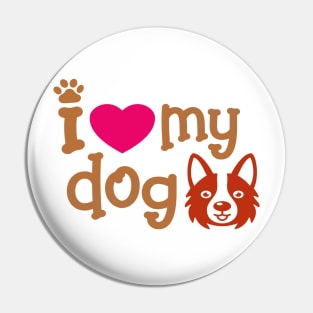 I love my dog Pin