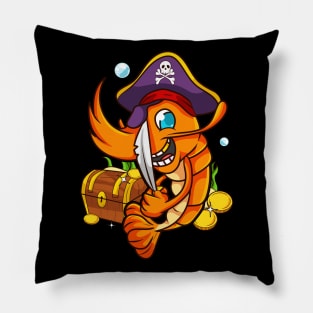 Shrimp Pirate Pillow