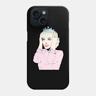 Queen Marilyn, pink sweater Phone Case