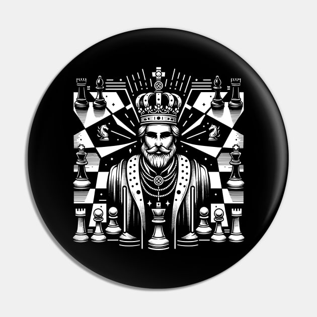 King In Chess Game Streetwear For Chess Players Pin by Primo Style