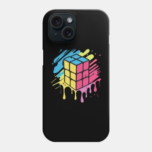 Melting Rubiks Cube Phone Case