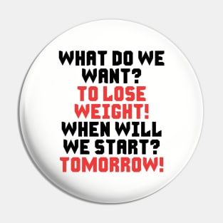 Funny Diet and Weight loss quote Pin