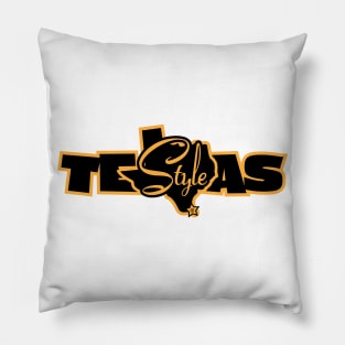 Texas Style Orange Pillow