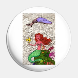 The Beautiful Mermaid Pin