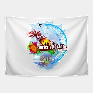 Surfer's Paradise Australia Tapestry