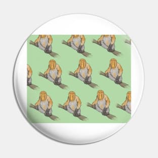 Amazing Proboscis Monkey Pin