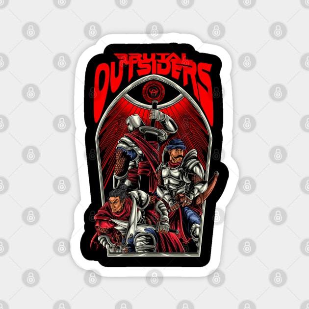 brutal outsider commander Magnet by TOSSS LAB ILLUSTRATION