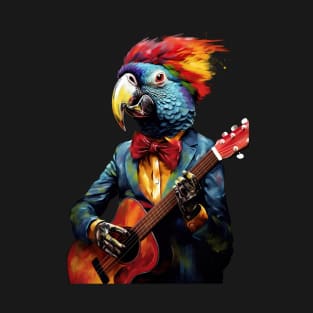 Parrot Playing Guitar T-Shirt