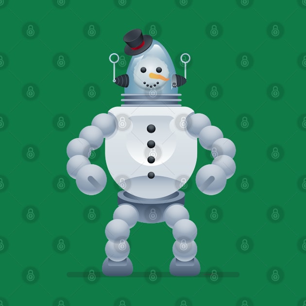 Snowbot, Snowman-Robot Hybrid by DanielLiamGill