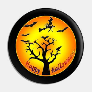 "Happy Halloween" Pin