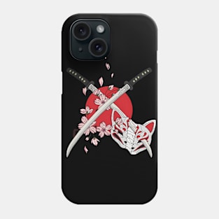 Japanese Sakura Samurai Phone Case