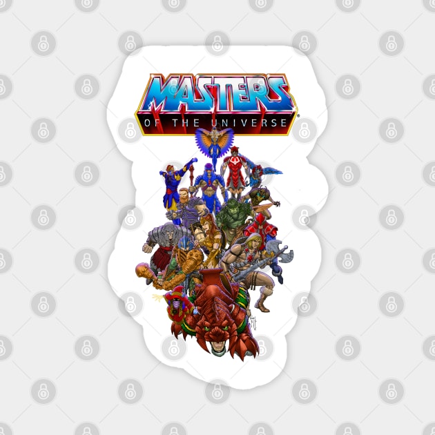 Masters Of The Universe Magnet by AV Art Studio