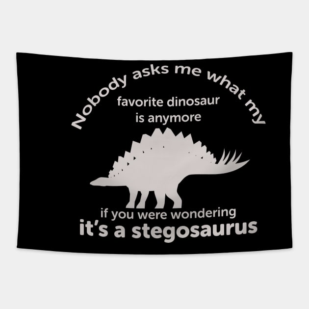 Stegosaurus grown up favorite dinosaur Tapestry by LovableDuck