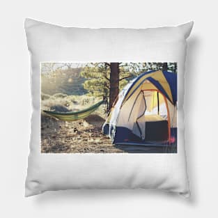 Camping Images Pillow