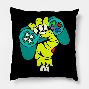 Zombie gamer Pillow