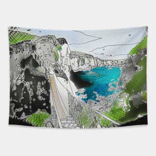 Carrickarede Rope Bridge Tapestry