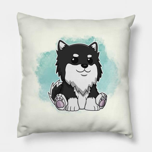 Pomeranian Lola Pillow by Coexistence The Series