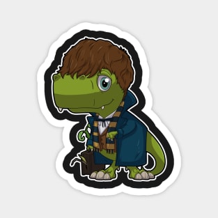 Dino magizoologist Magnet