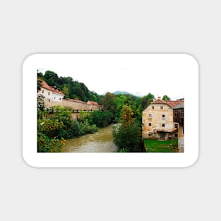 Skofja Loka River Front 2 Magnet