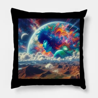 anime nature mix up Pillow