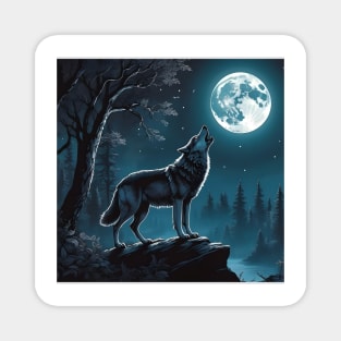 Wolf´s Howl Magnet