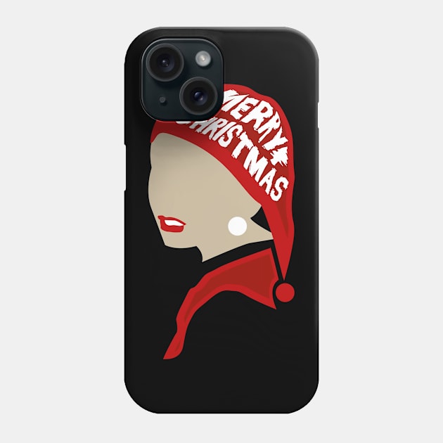 X Mas with a Pearl Earring Phone Case by rethink graphics