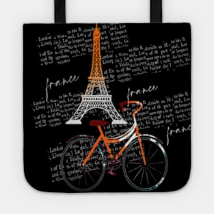 ciclismo francia vintage Tote